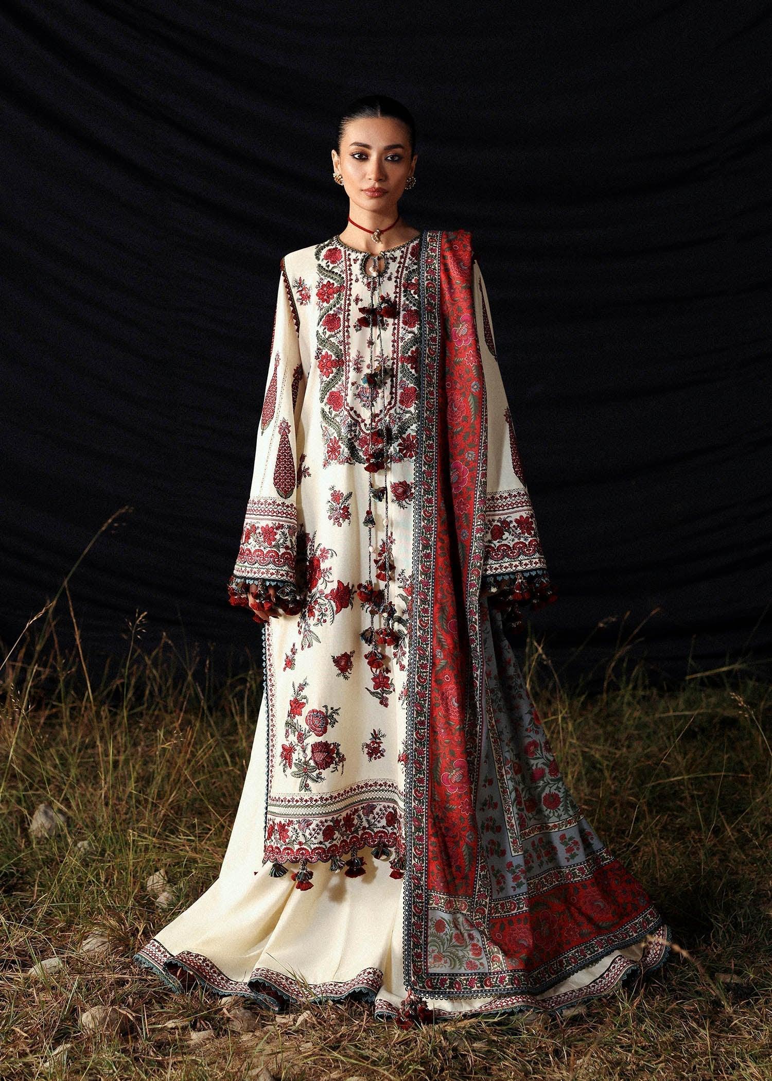 Hussain Rehar | Khaddar 25 | Gulban - Aqsa Fabrics