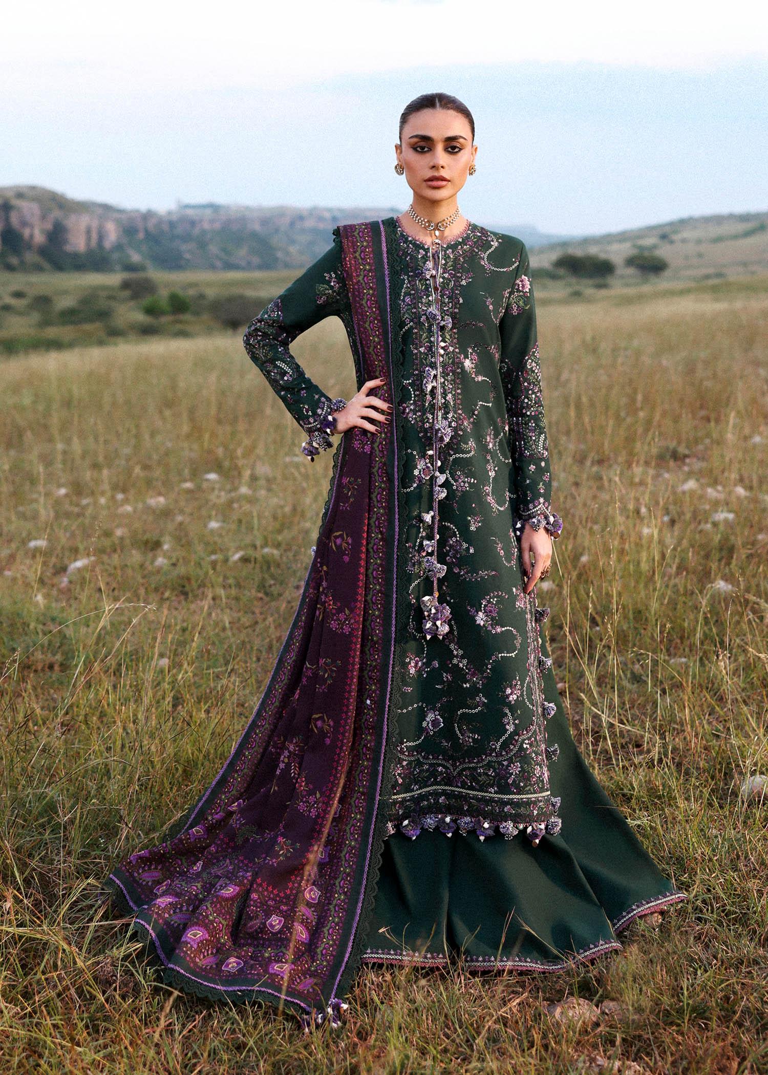 Hussain Rehar | Khaddar 25 | Gulbasi - Aqsa Fabrics