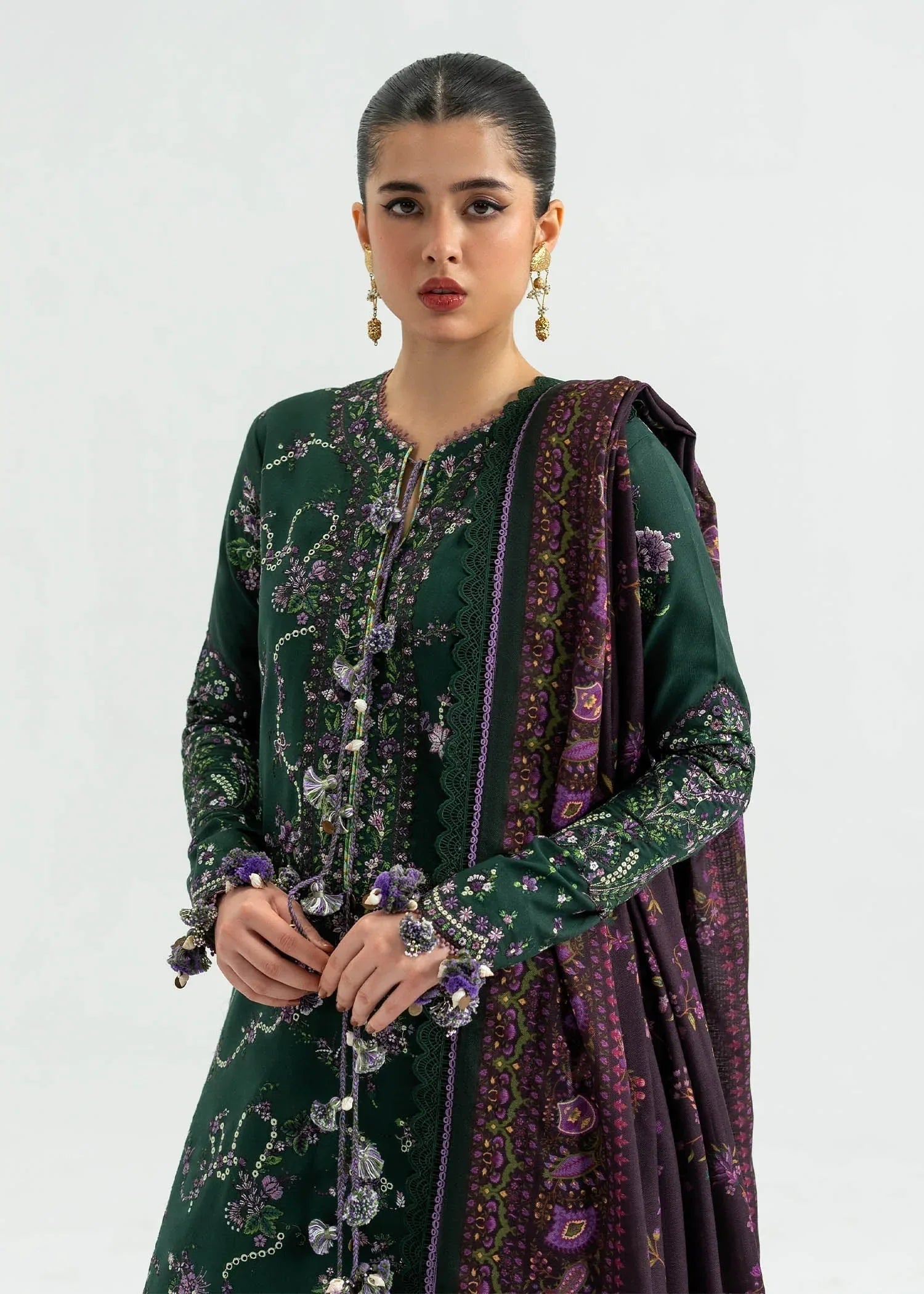 Hussain Rehar | Khaddar 25 | Gulbasi - Aqsa Fabrics