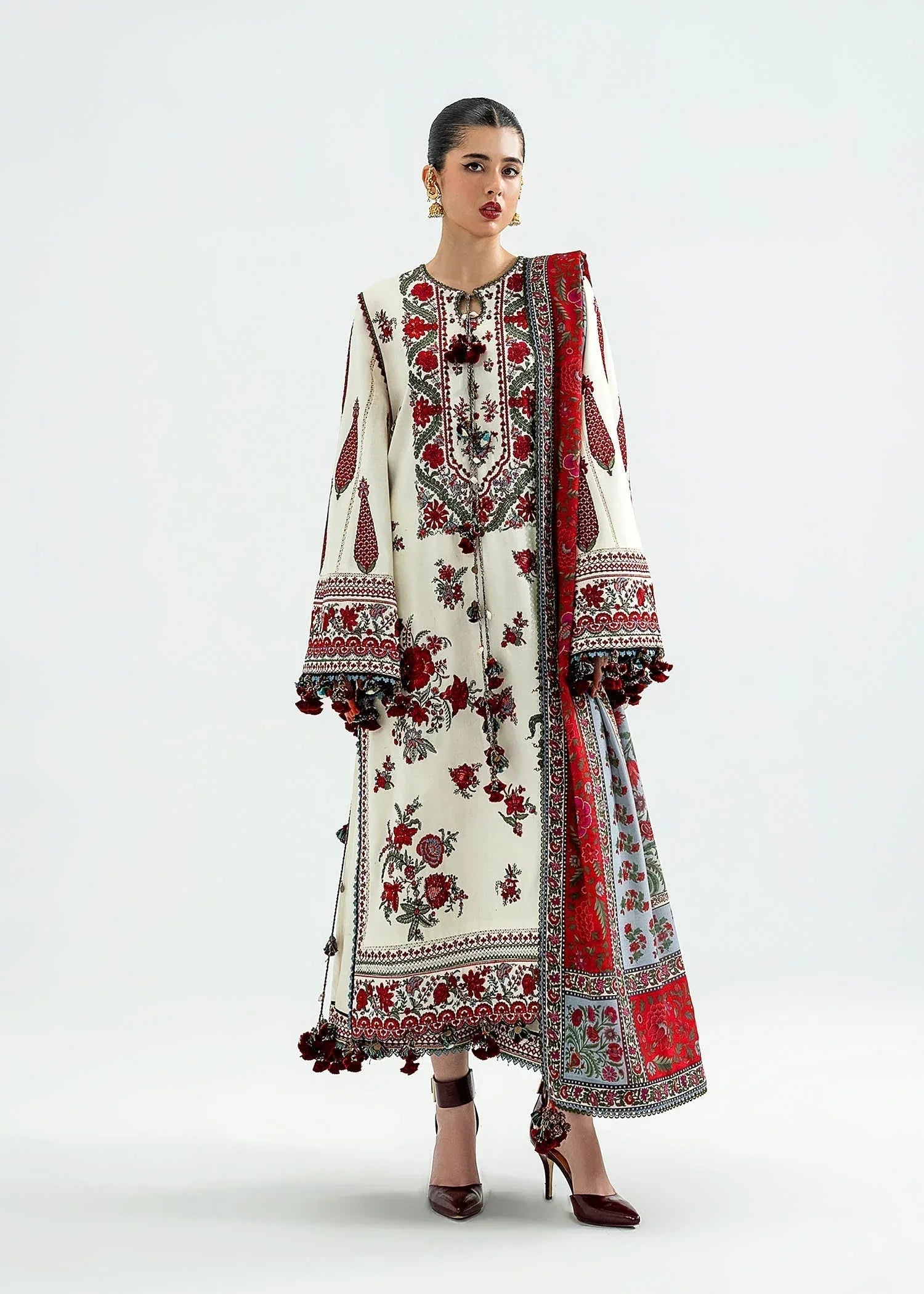 Hussain Rehar | Khaddar 25 | Gulban - Aqsa Fabrics