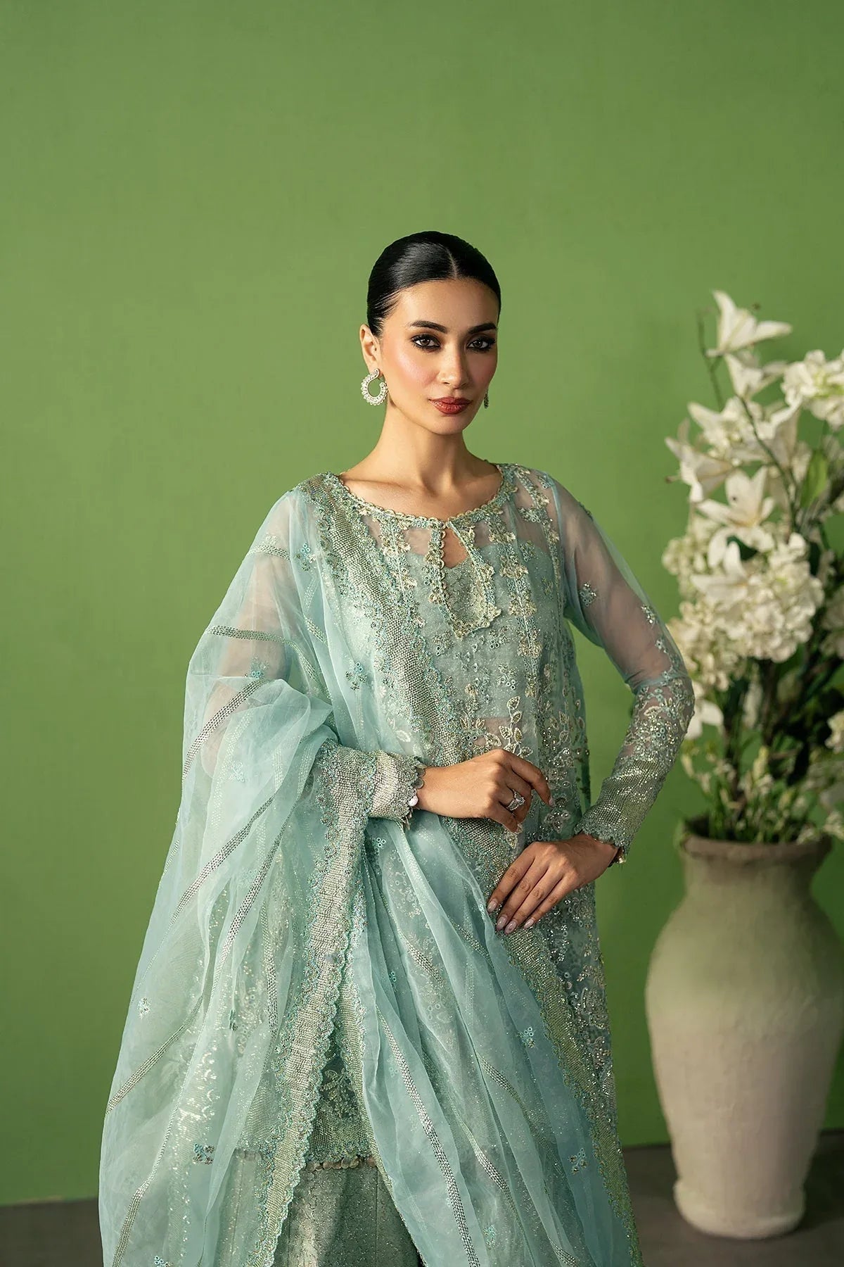 Ayzel | Pehli Nazar 25 | Zarbaaf - Aqsa Fabrics
