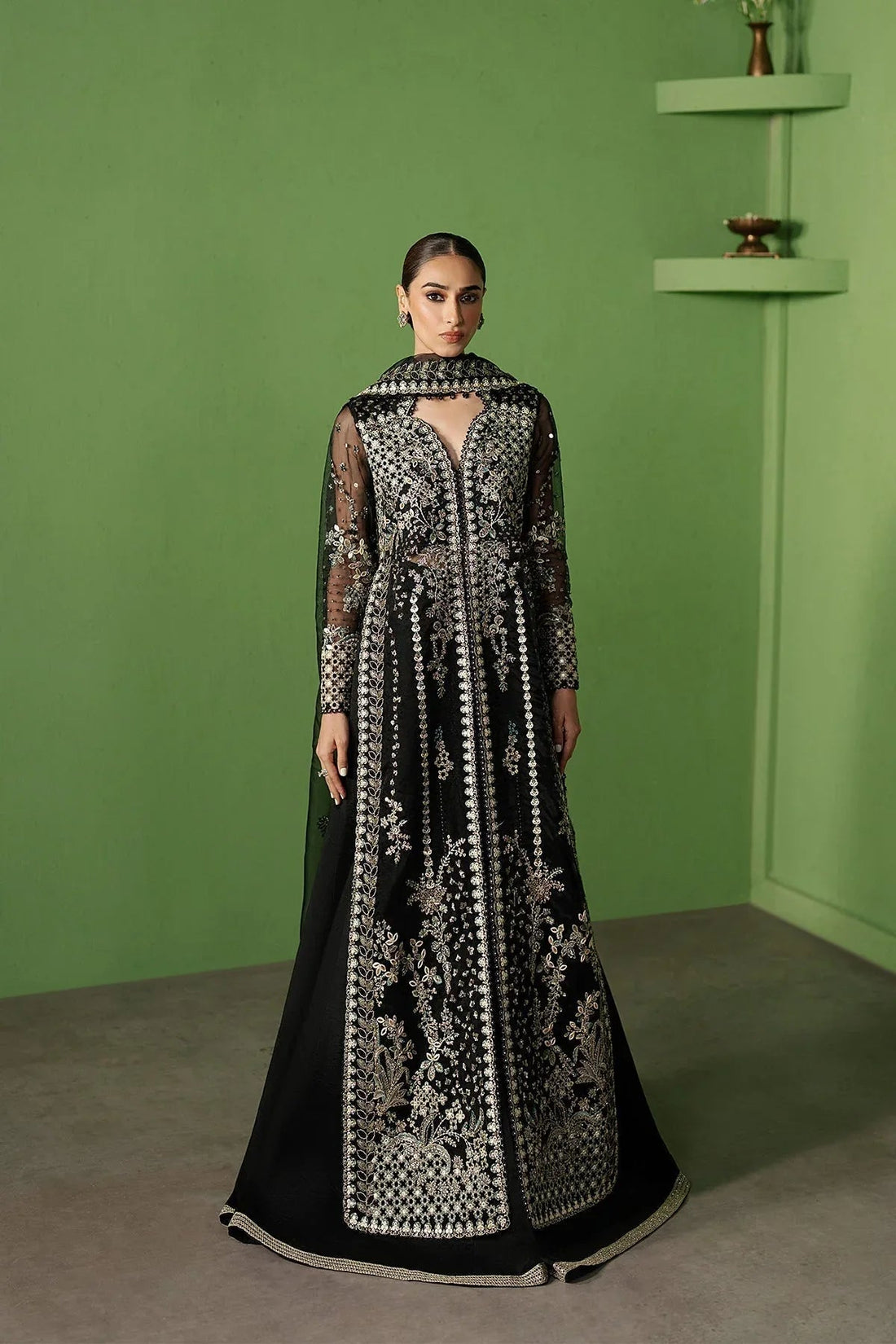 Ayzel | Pehli Nazar 25 | Manzar - Aqsa Fabrics