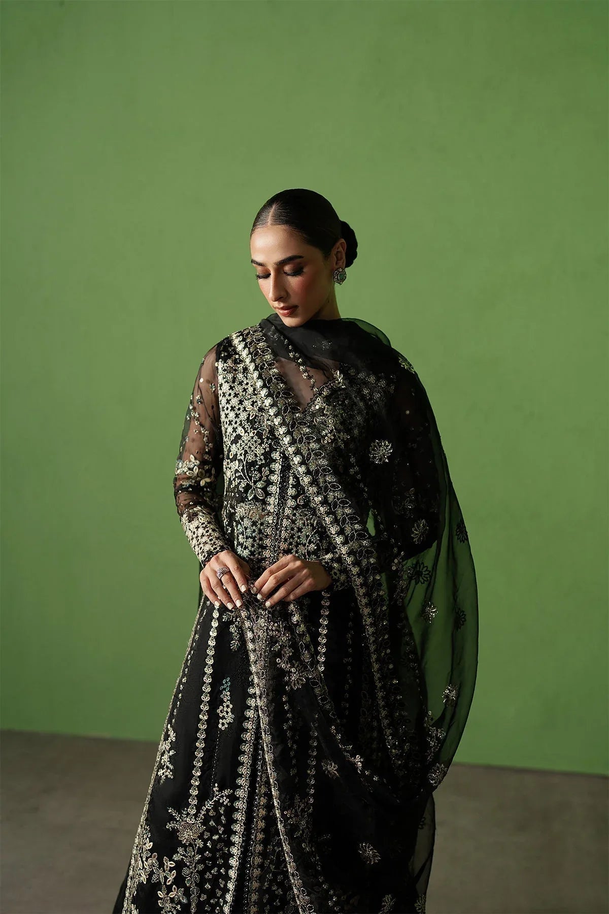 Ayzel | Pehli Nazar 25 | Manzar - Aqsa Fabrics