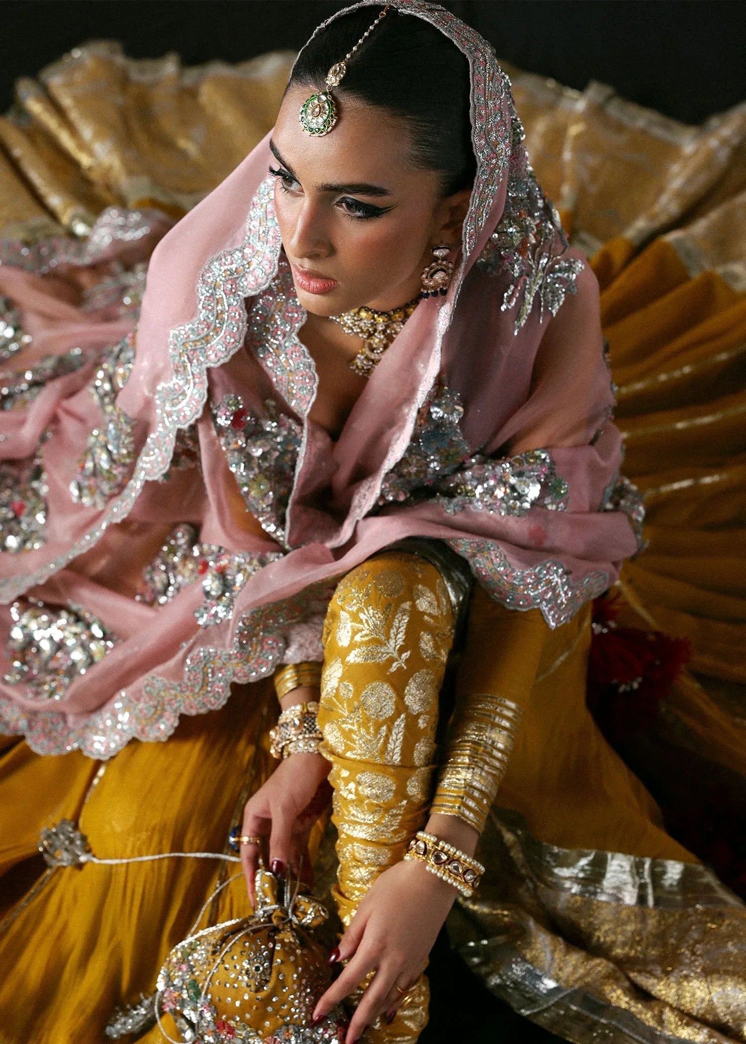 Hussain Rehar I Dilruba Bridals | Elika - Aqsa Fabrics