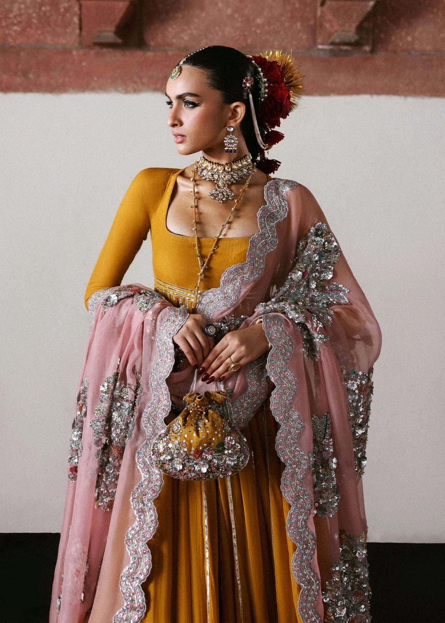 Hussain Rehar I Dilruba Bridals | Elika - Aqsa Fabrics