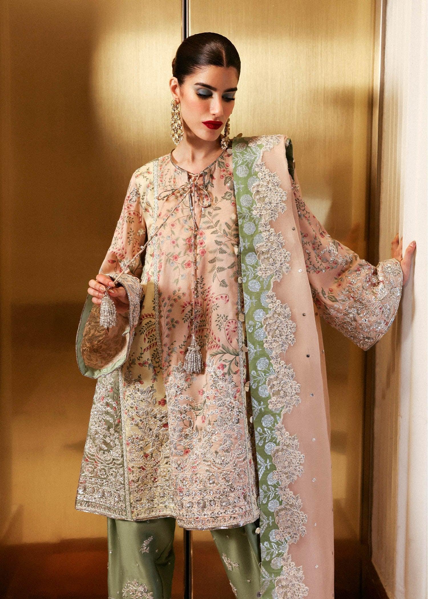 Hussain Rehar I The Scent Luxury Pret 25 I Reve - Aqsa Fabrics