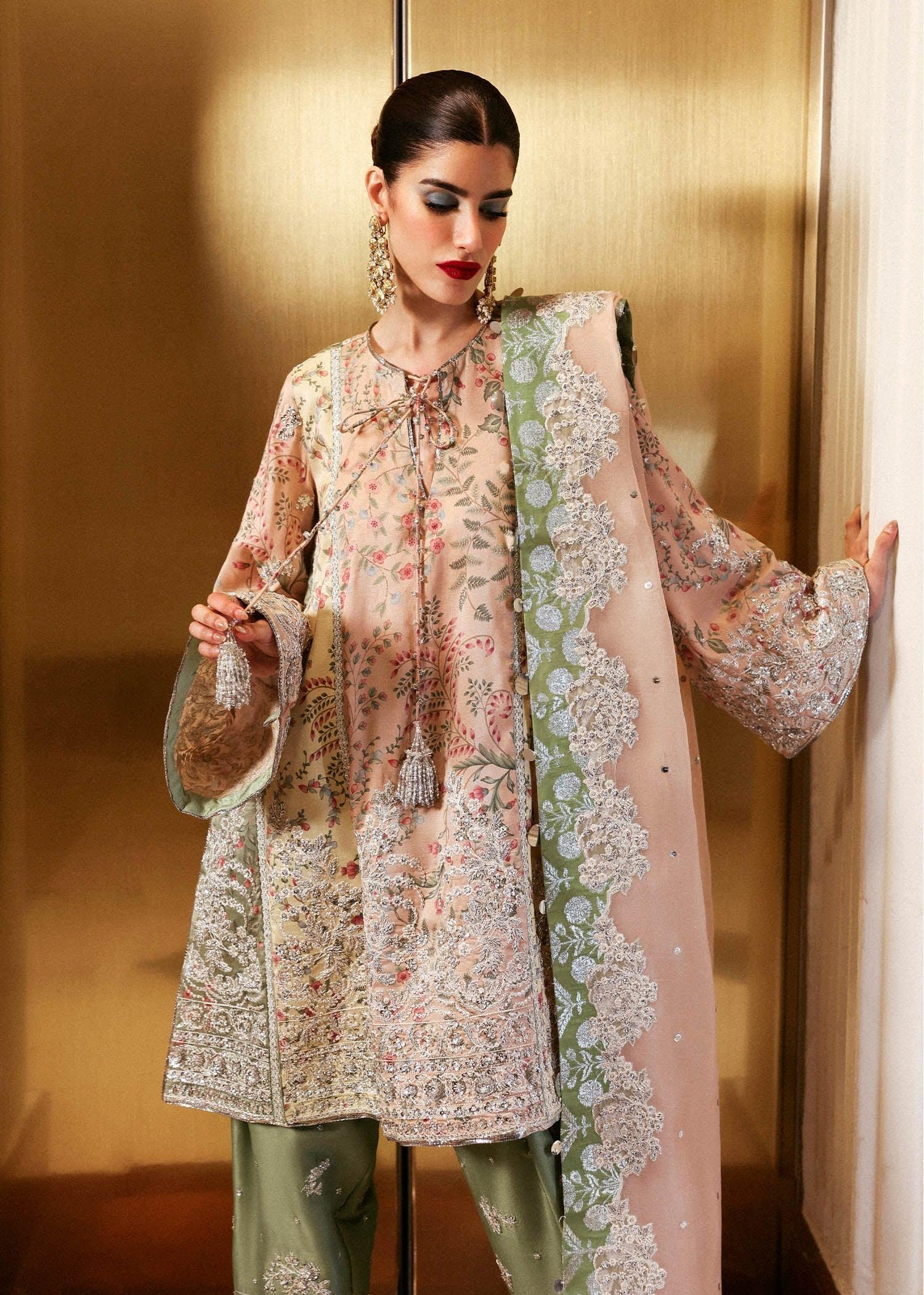 Hussain Rehar I The Scent Luxury Pret 25 I Reve - Aqsa Fabrics