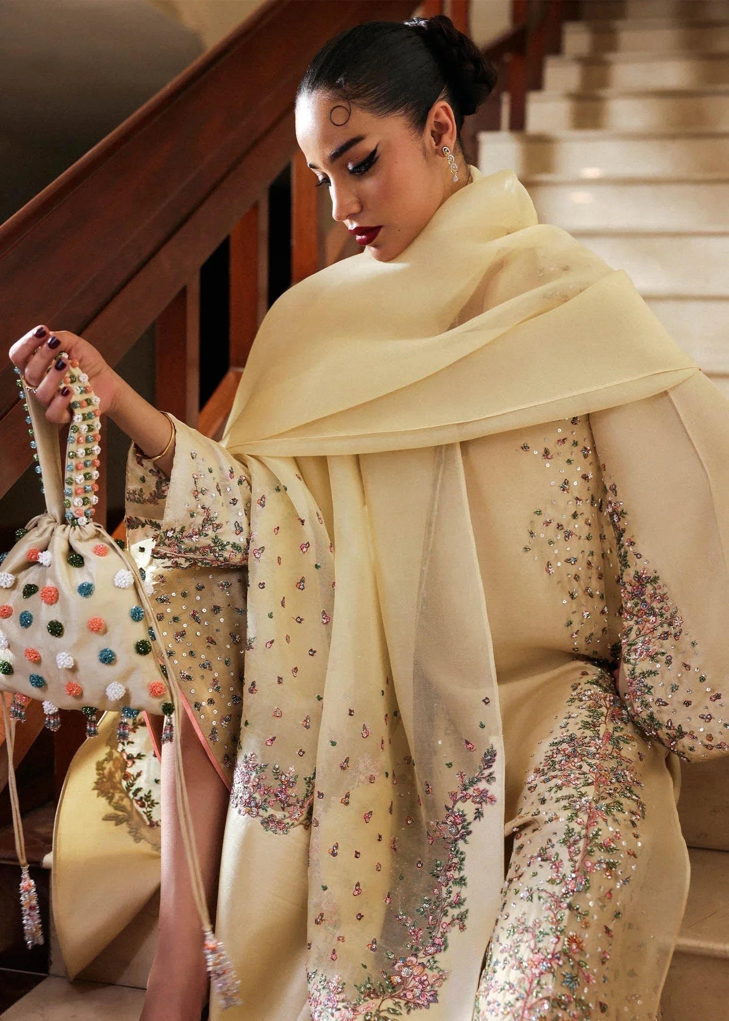 Hussain Rehar I The Scent Luxury Pret 25 I Ciel - Aqsa Fabrics