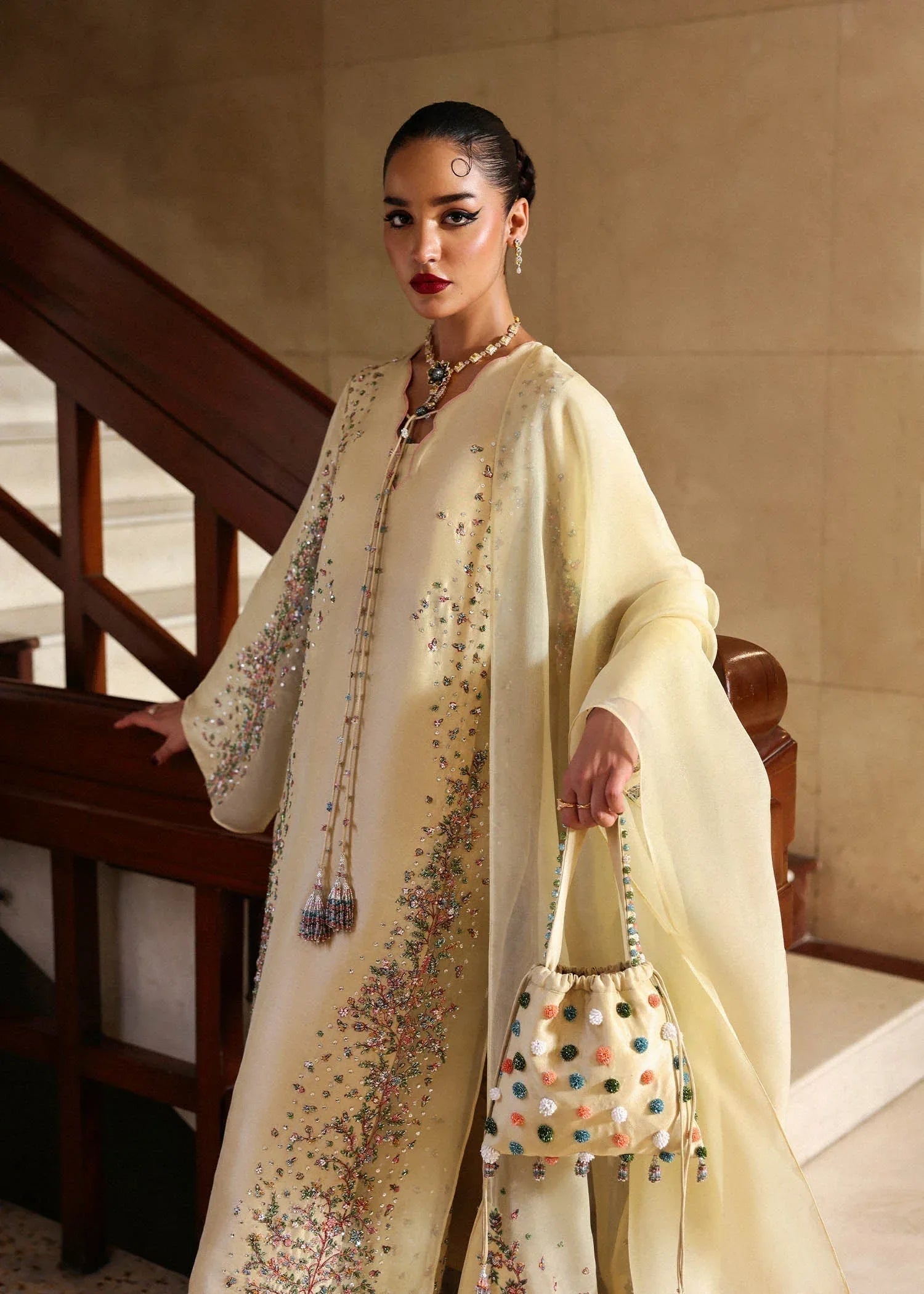 Hussain Rehar I The Scent Luxury Pret 25 I Ciel - Aqsa Fabrics