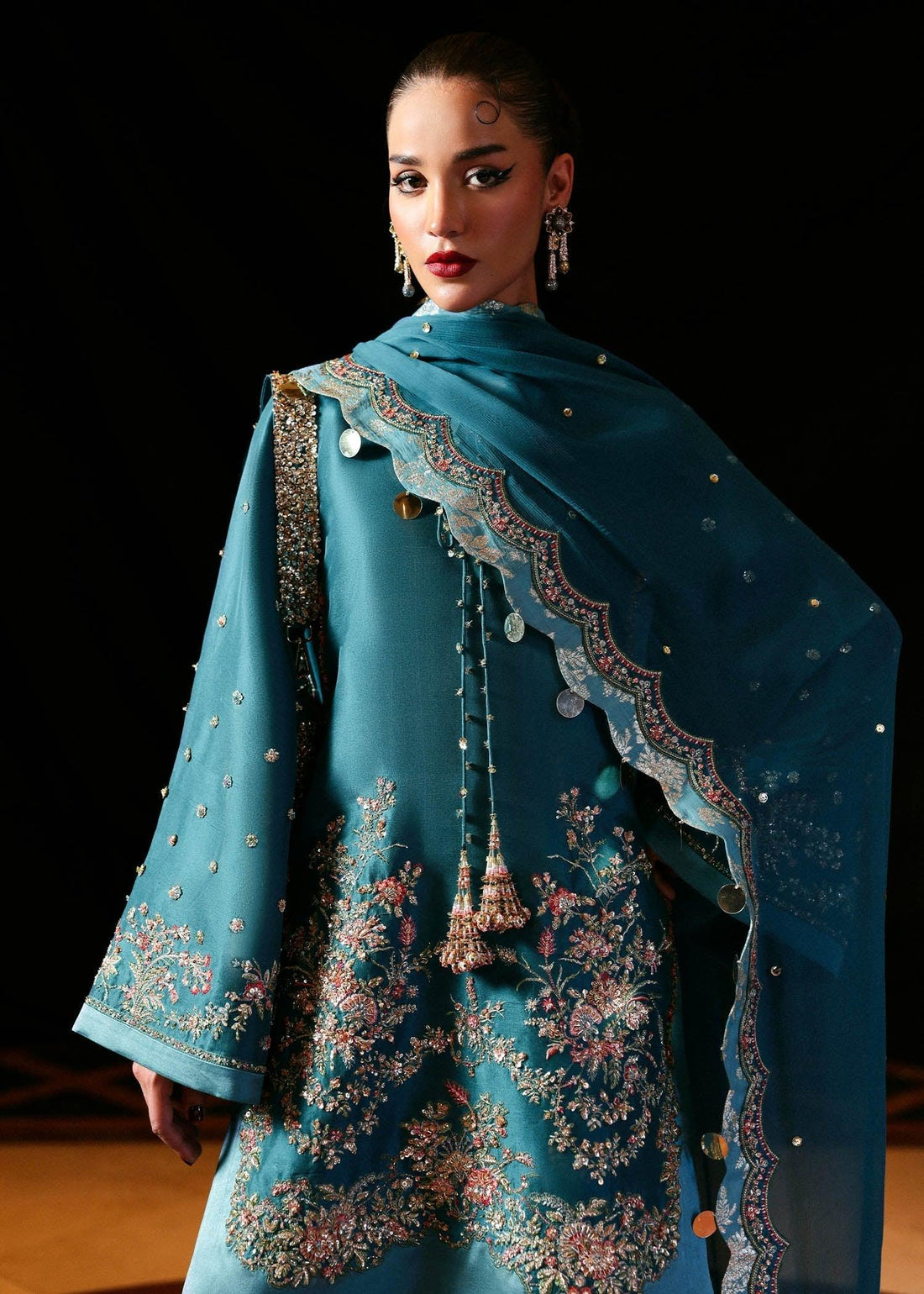 Hussain Rehar I The Scent Luxury Pret 25 I Verta - Aqsa Fabrics