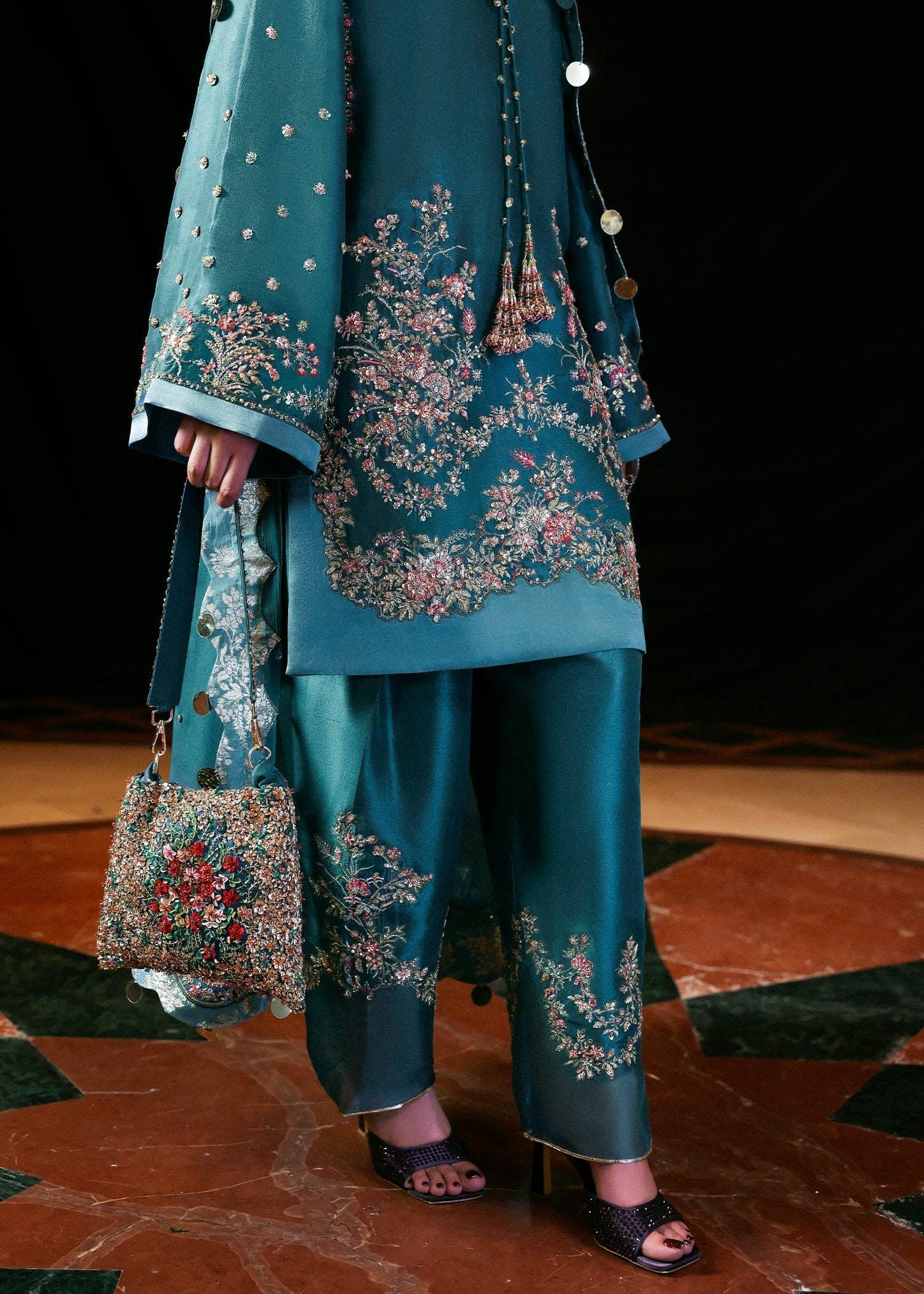 Hussain Rehar I The Scent Luxury Pret 25 I Verta - Aqsa Fabrics