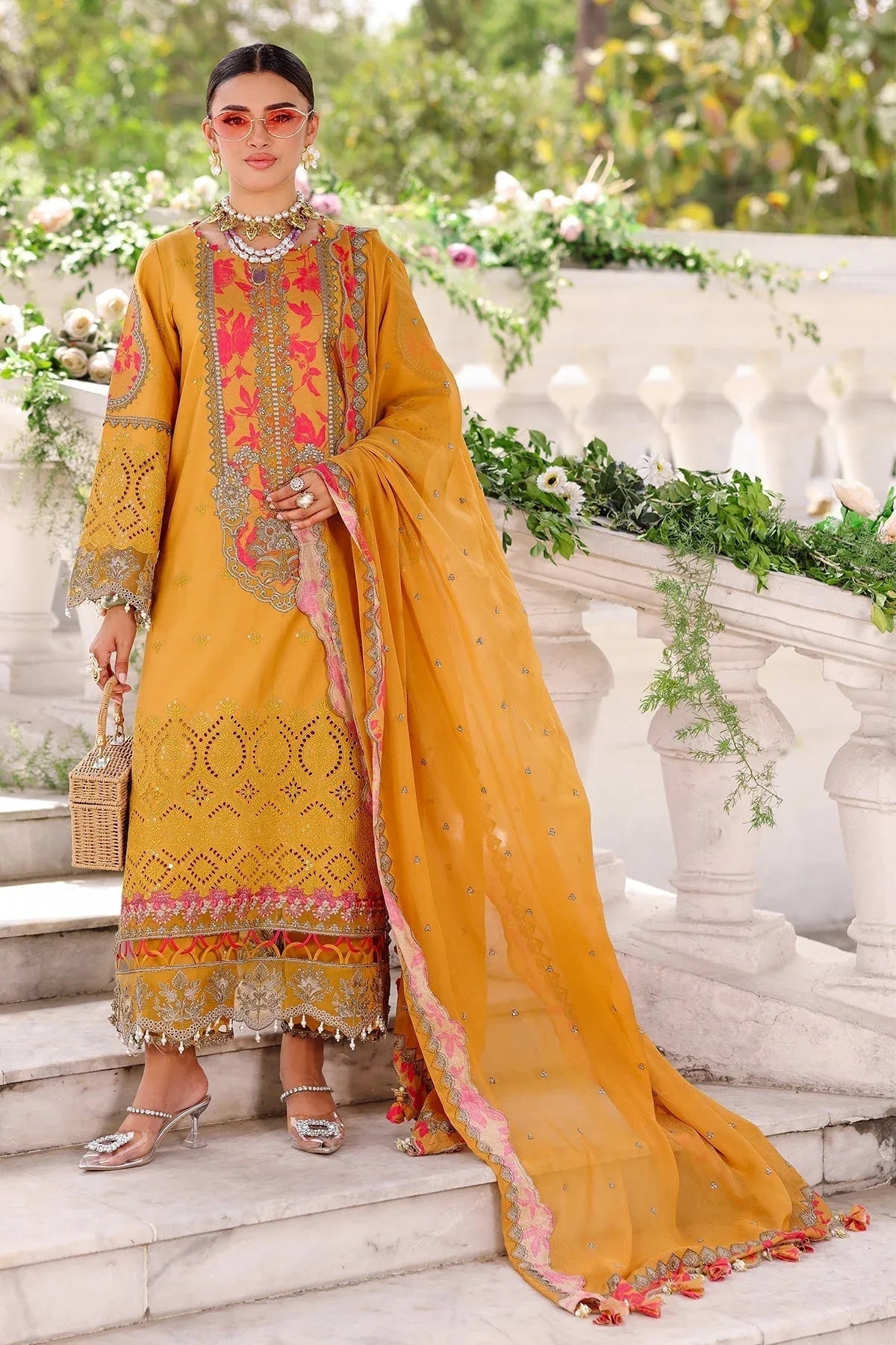 Charizma | Naranji Lawn 25 | CT5-13 - Aqsa Fabrics
