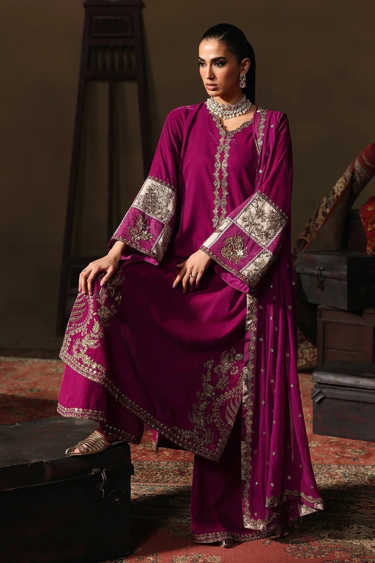 Charizma | Signora Velvet 25 | CVT5-08 - Aqsa Fabrics