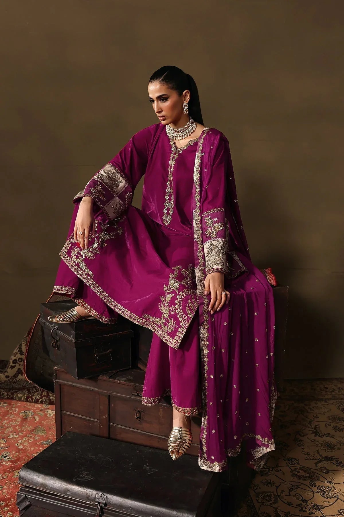 Charizma | Signora Velvet 25 | CVT5-08 - Aqsa Fabrics