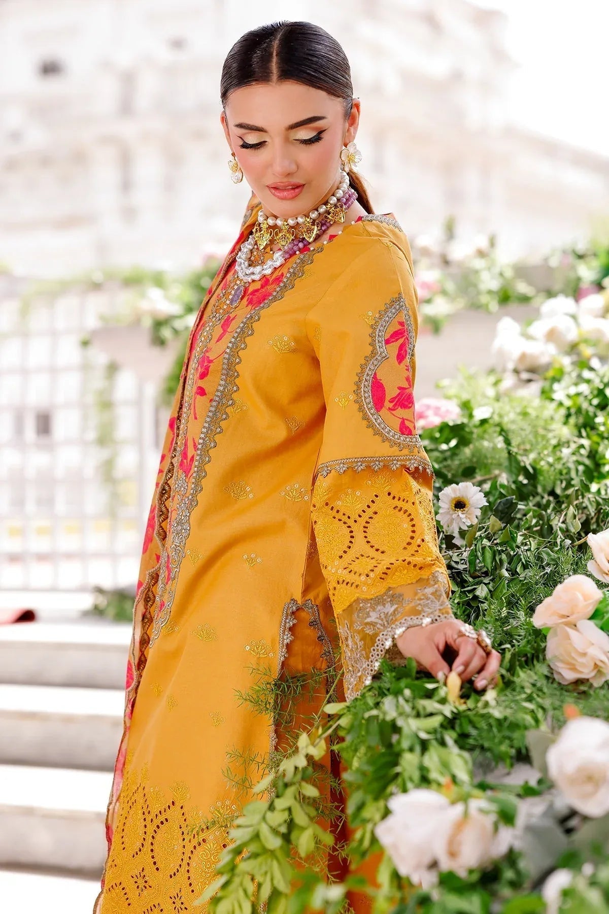 Charizma | Naranji Lawn 25 | CT5-13 - Aqsa Fabrics
