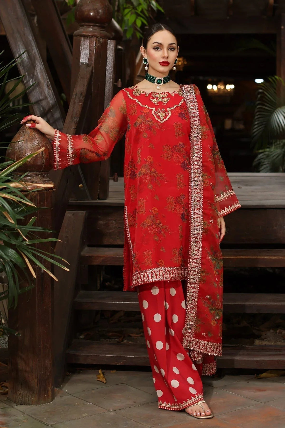 Charizma | Festive Pret | CMA-5-37 O - Aqsa Fabrics