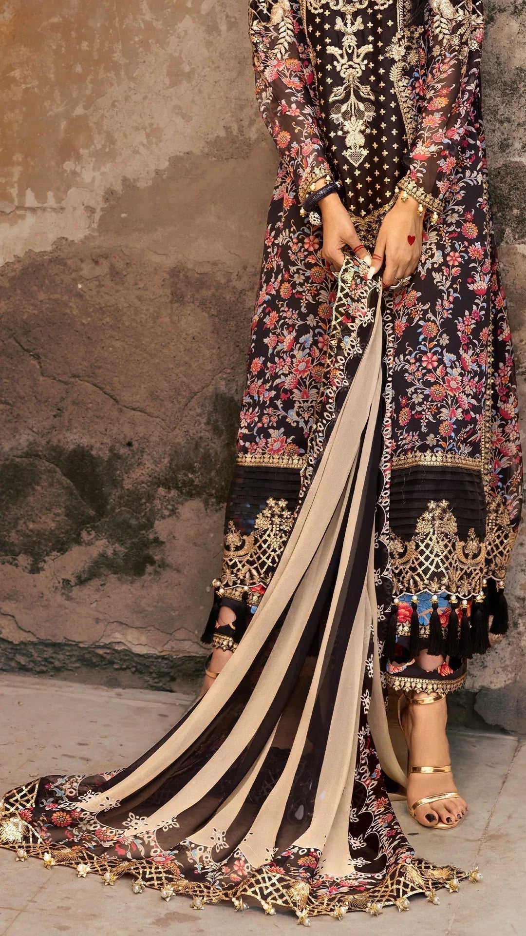 Charizma | Vasl Chiffon Collection | VSL25-09 - Aqsa Fabrics