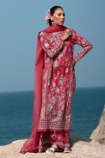 Afrozeh | Summer Together 25 | Pink Ruby - Aqsa Fabrics