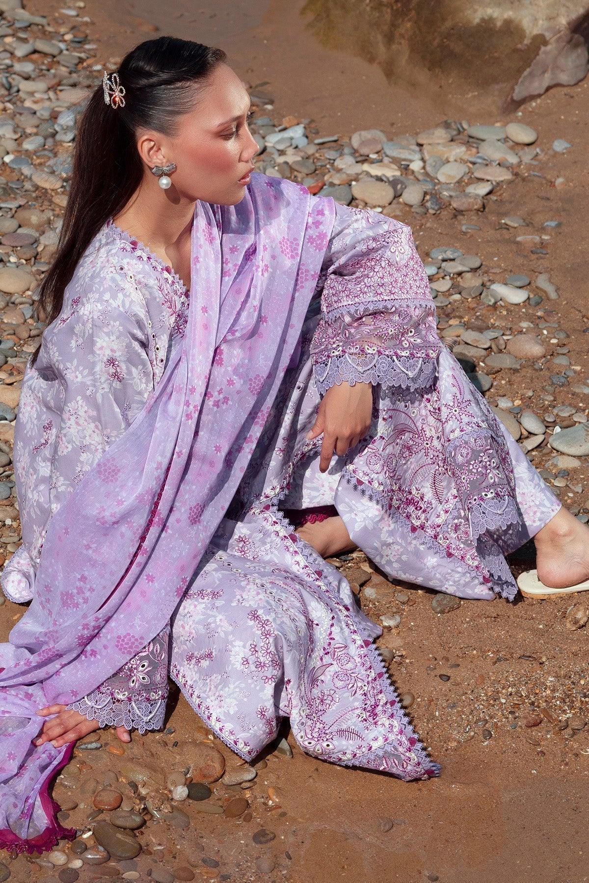 Afrozeh | Summer Together 25 | Amethyst - Aqsa Fabrics