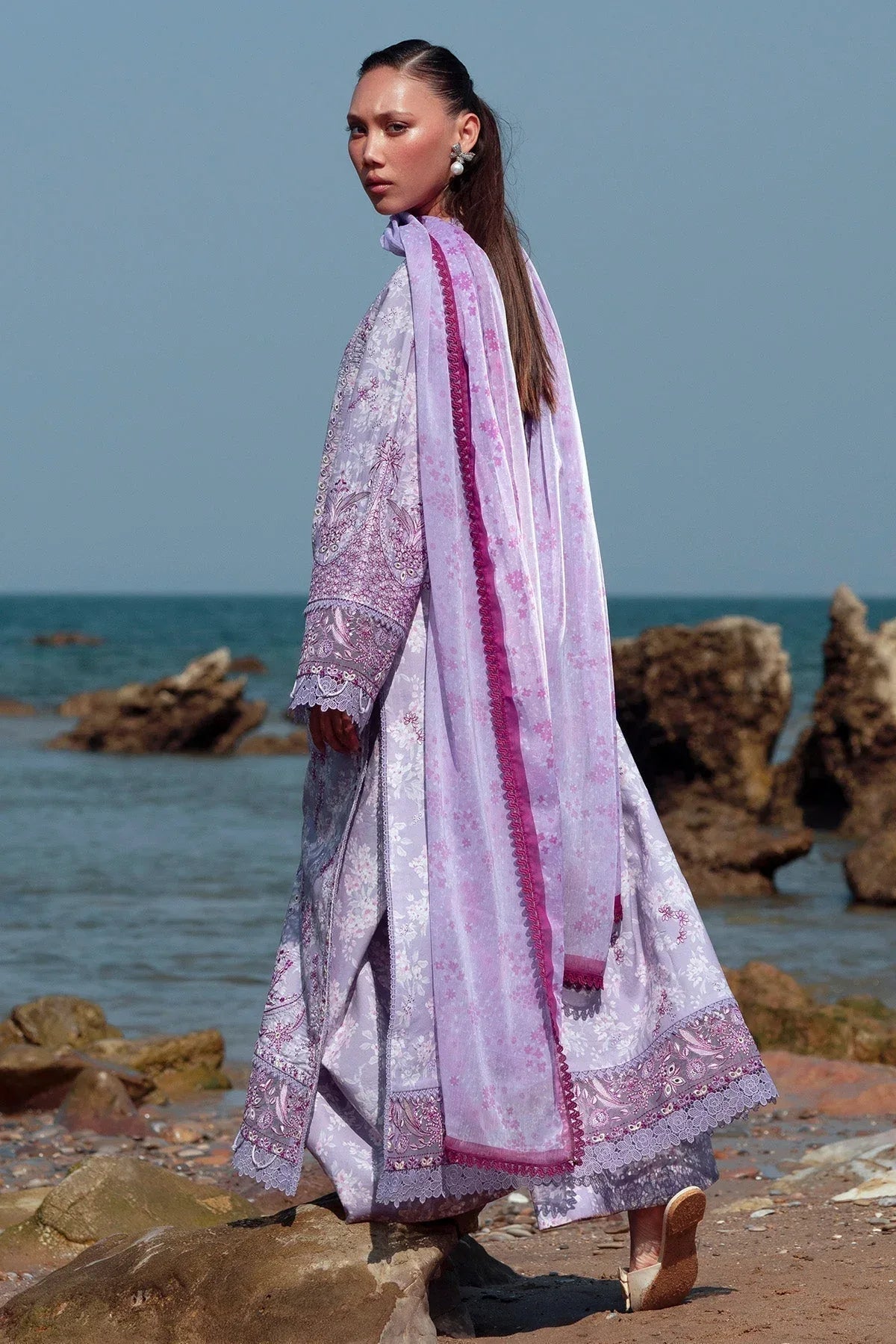 Afrozeh | Summer Together 25 | Amethyst - Aqsa Fabrics
