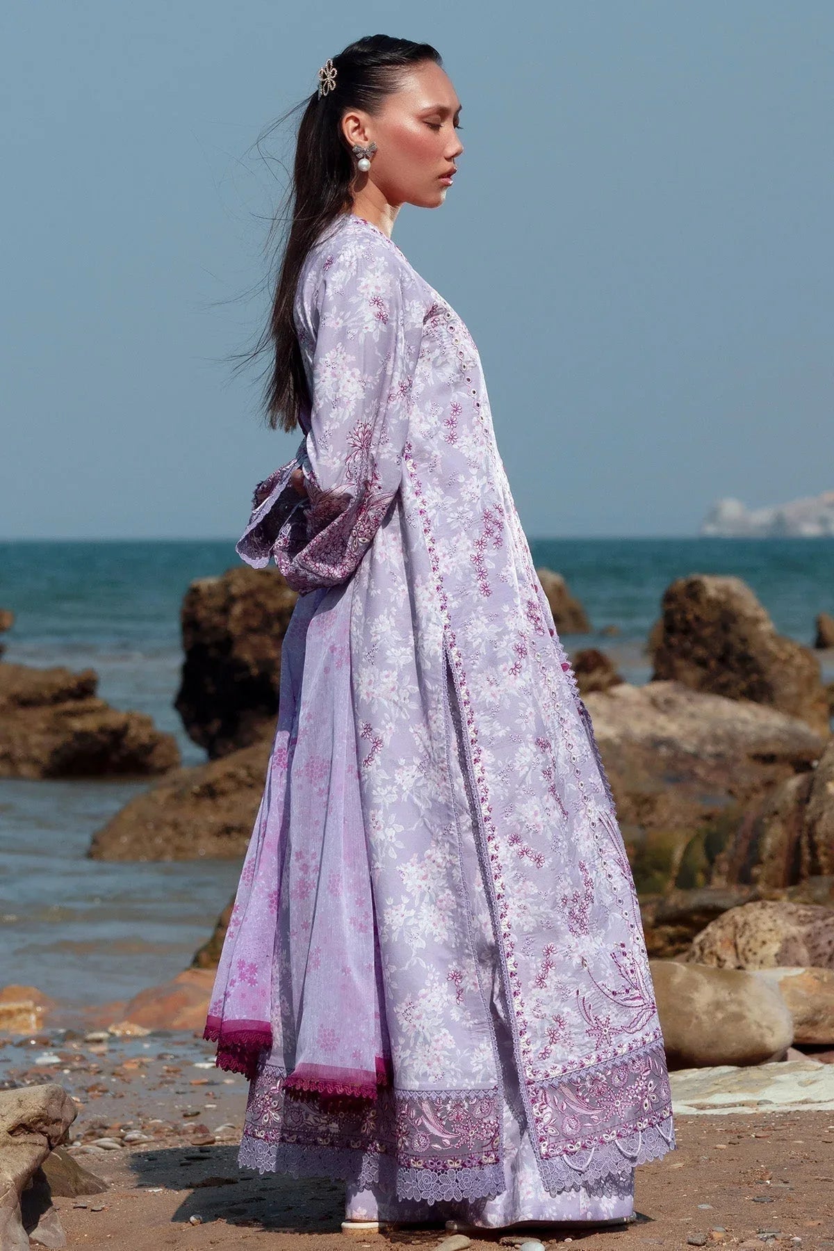 Afrozeh | Summer Together 25 | Amethyst - Aqsa Fabrics