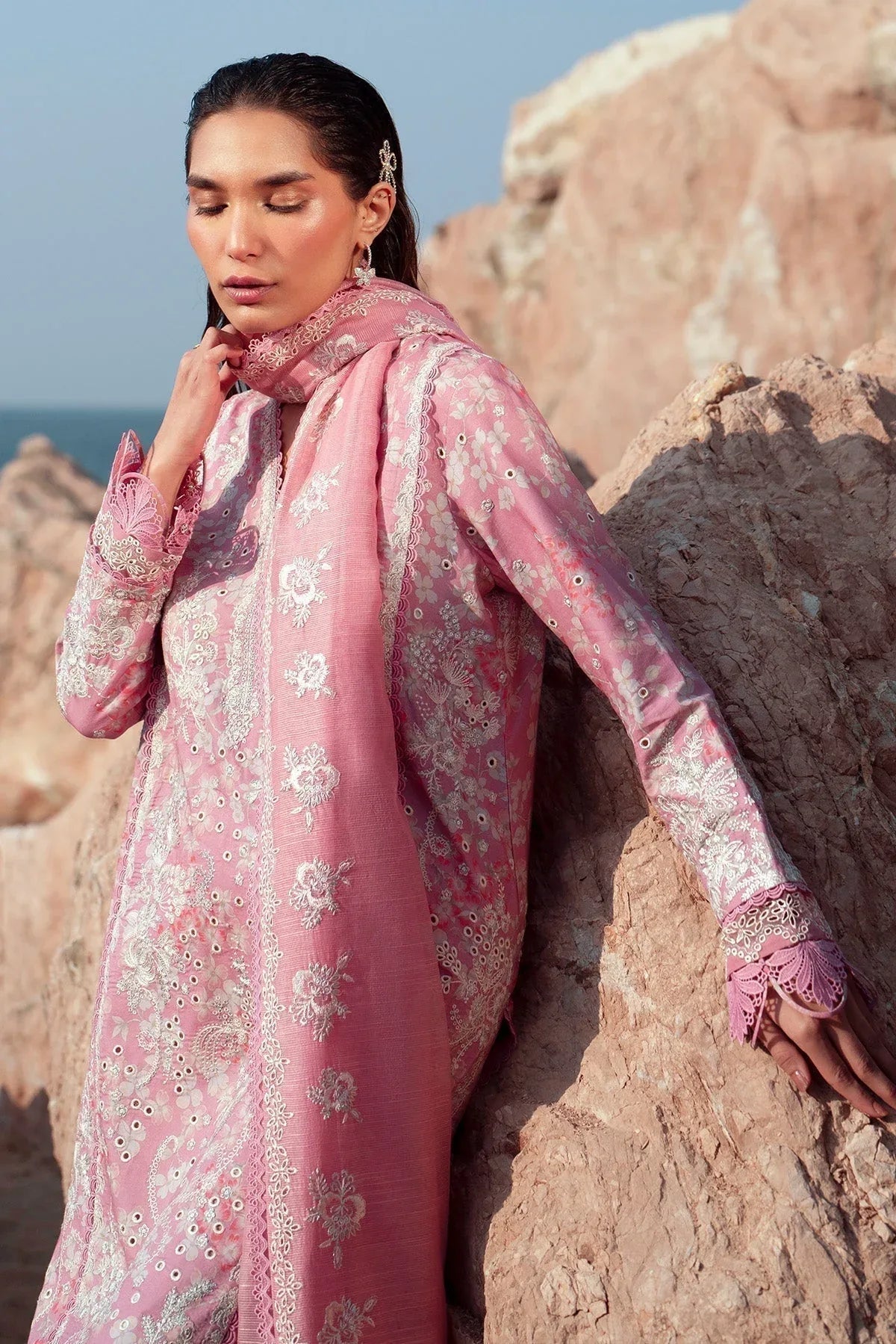 Afrozeh | Summer Together 25 | Pearls - Aqsa Fabrics