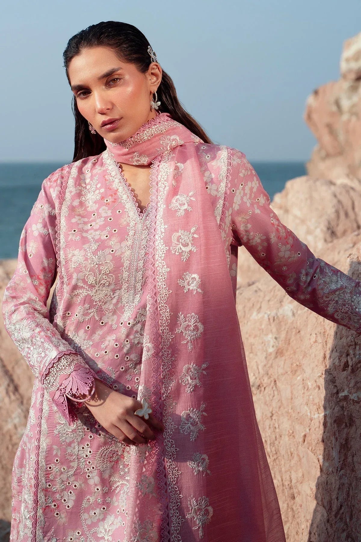 Afrozeh | Summer Together 25 | Pearls - Aqsa Fabrics