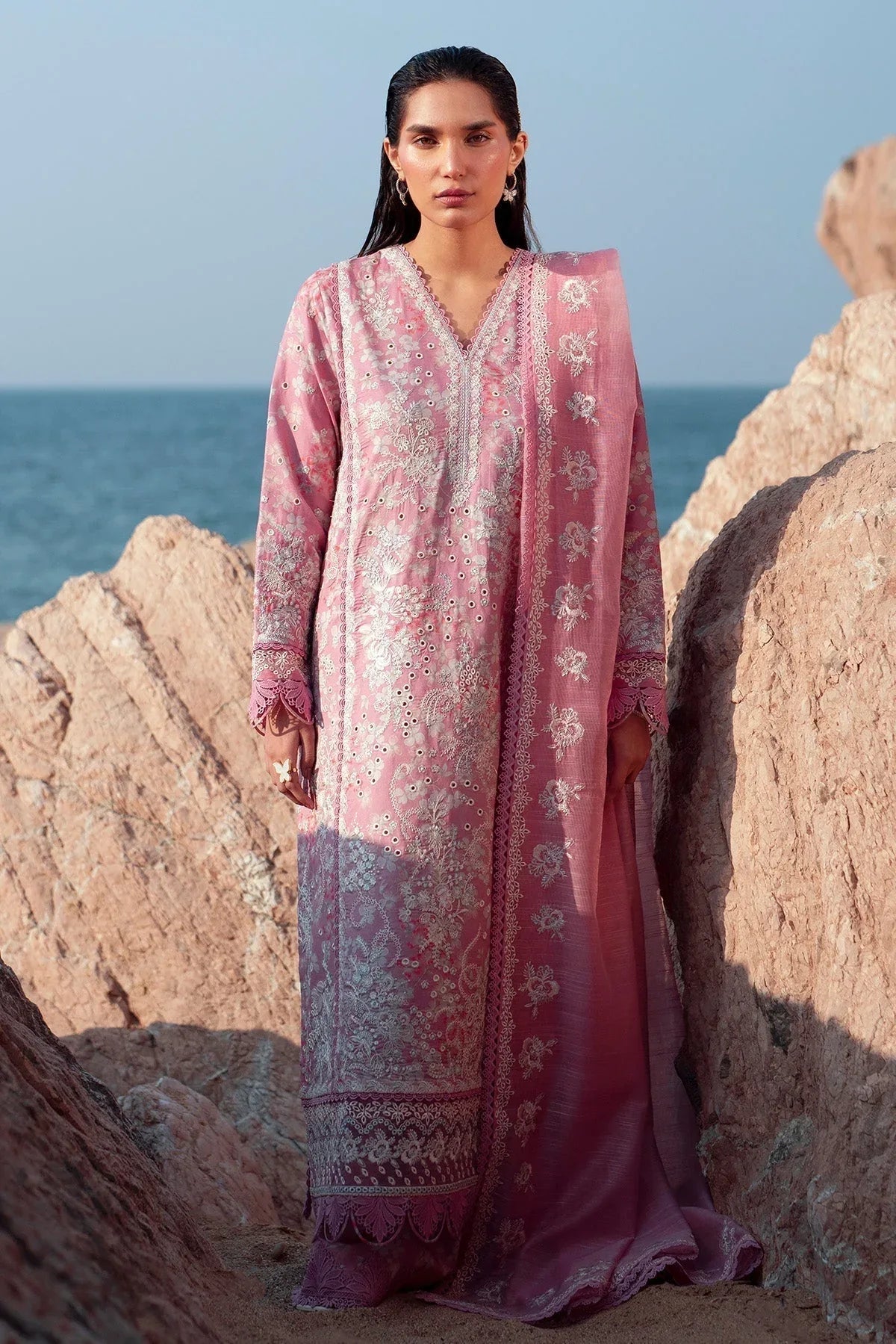 Afrozeh | Summer Together 25 | Pearls - Aqsa Fabrics