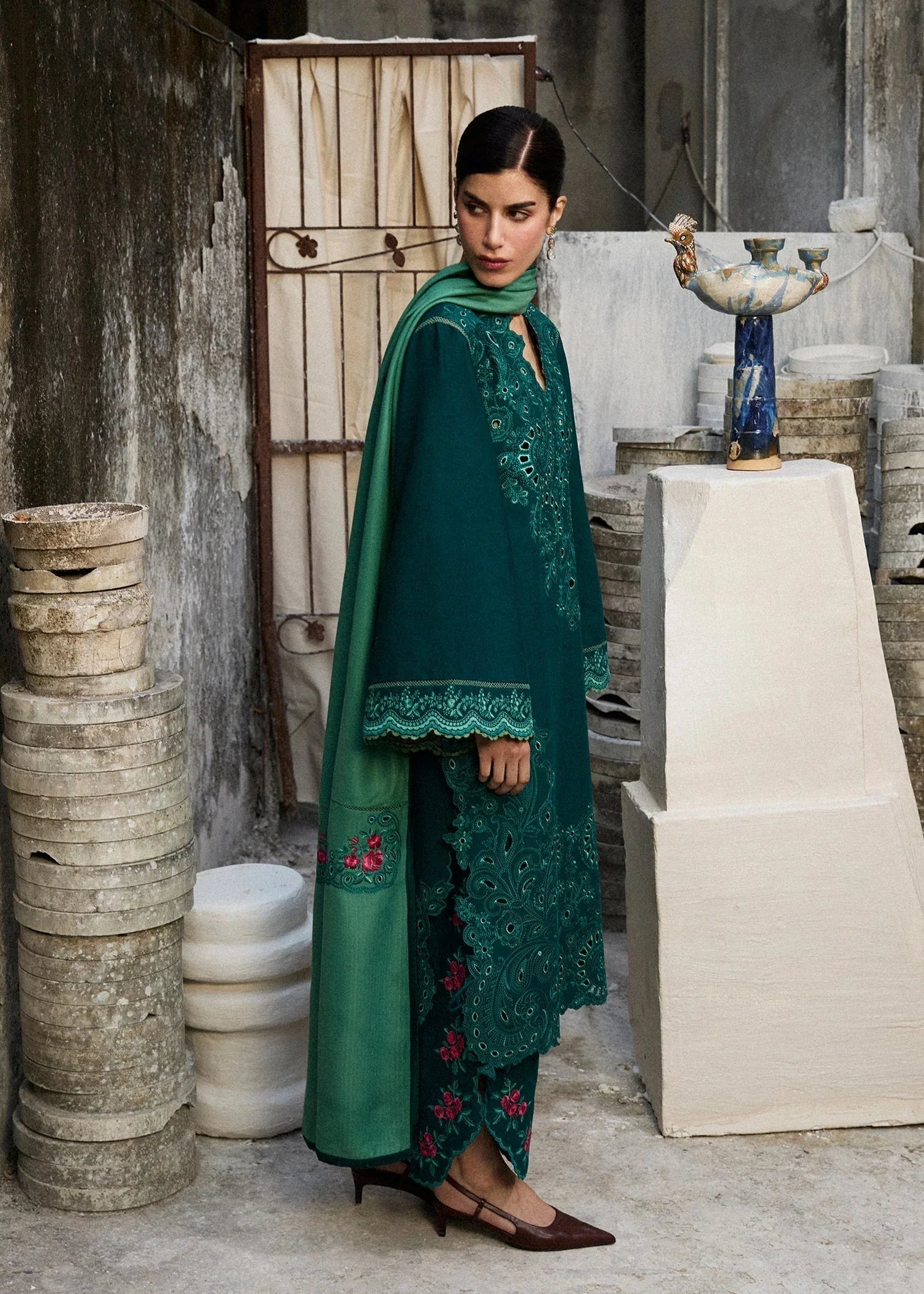 Hussain Rehar | Khaddar Pret 25 |JHEEL - Aqsa Fabrics