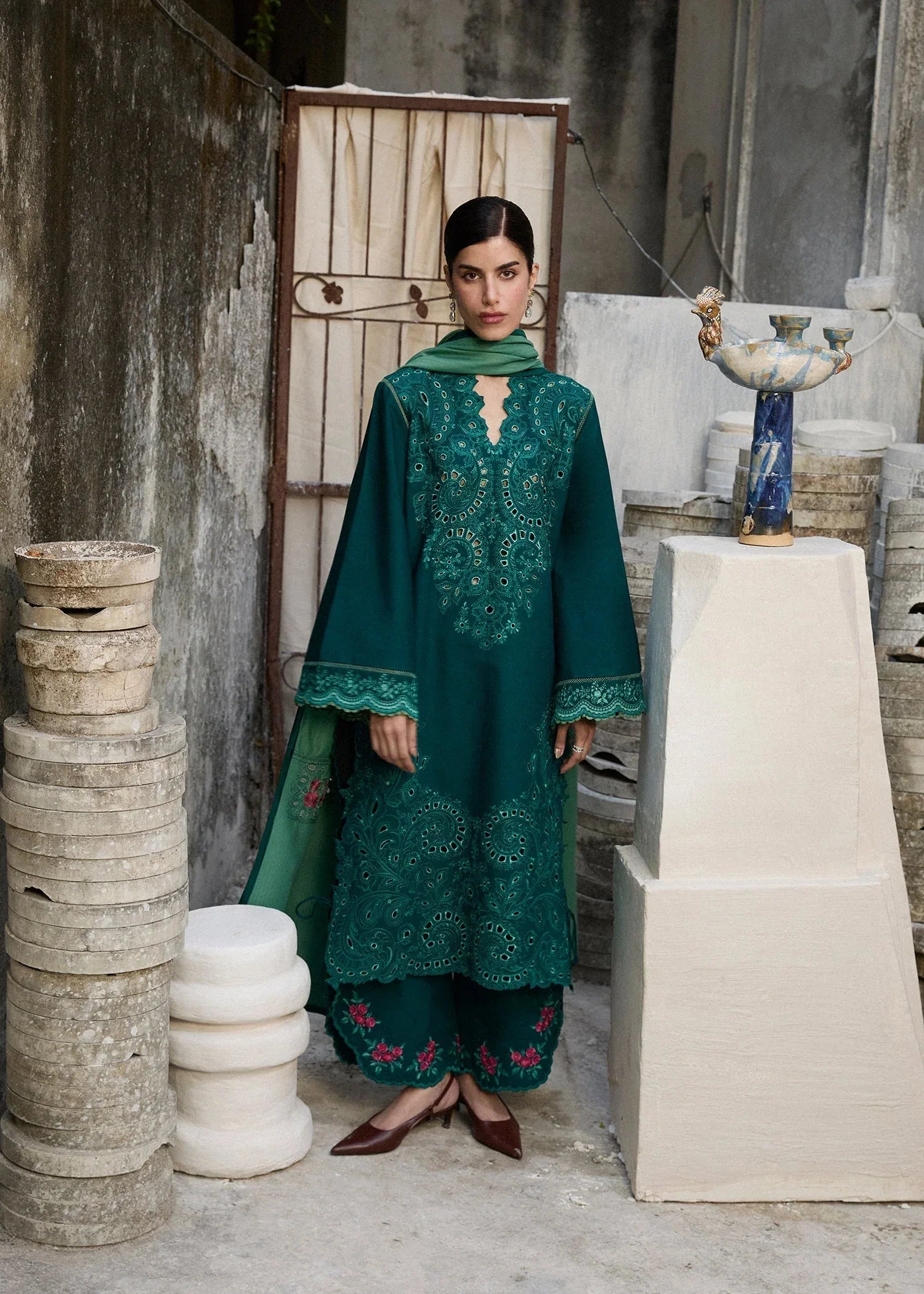 Hussain Rehar | Khaddar Pret 25 |JHEEL - Aqsa Fabrics