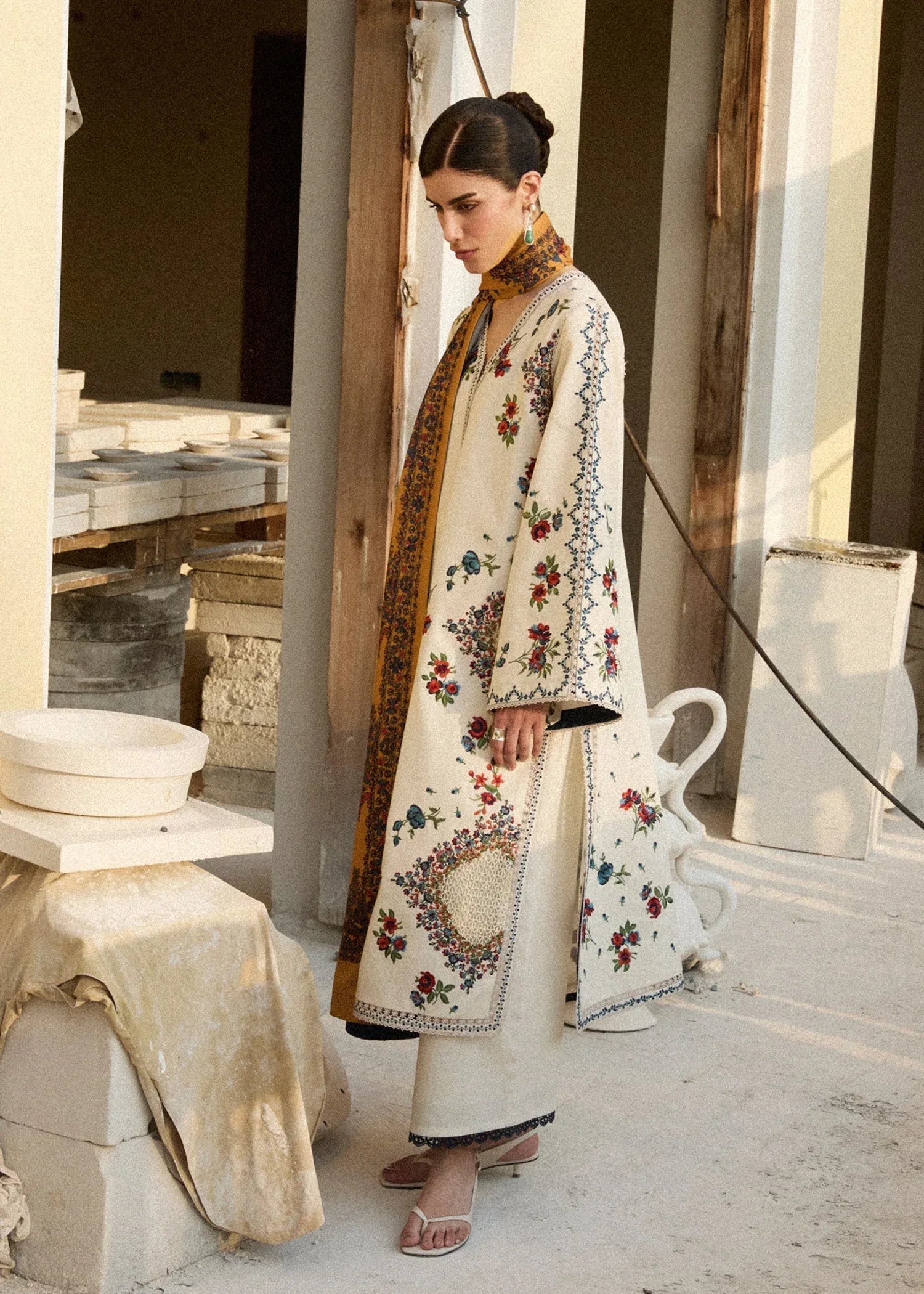 Hussain Rehar | Khaddar Pret 25 | LAYLA - Aqsa Fabrics
