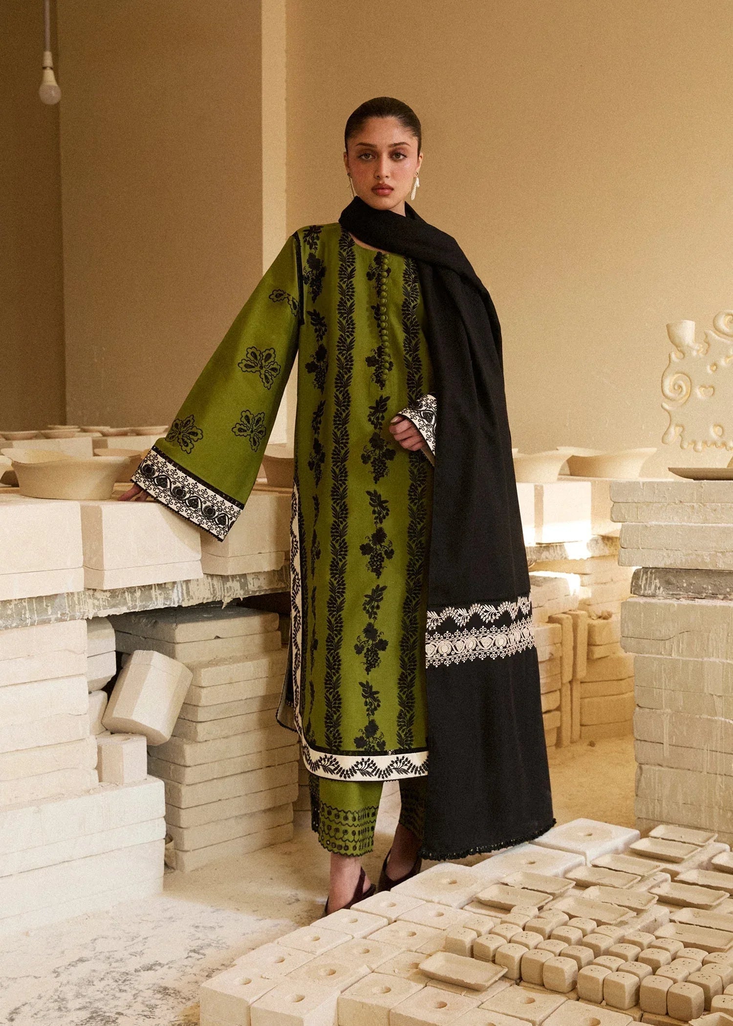 Hussain Rehar | Khaddar Pret 25 |GULMARG - Aqsa Fabrics