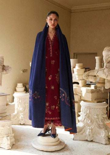 Hussain Rehar | Khaddar Pret 25 | GULNAR - Aqsa Fabrics
