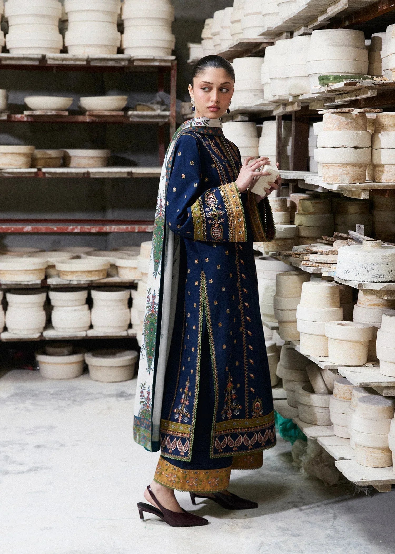 Hussain Rehar | Khaddar Pret 25 | AFSANAH - Aqsa Fabrics