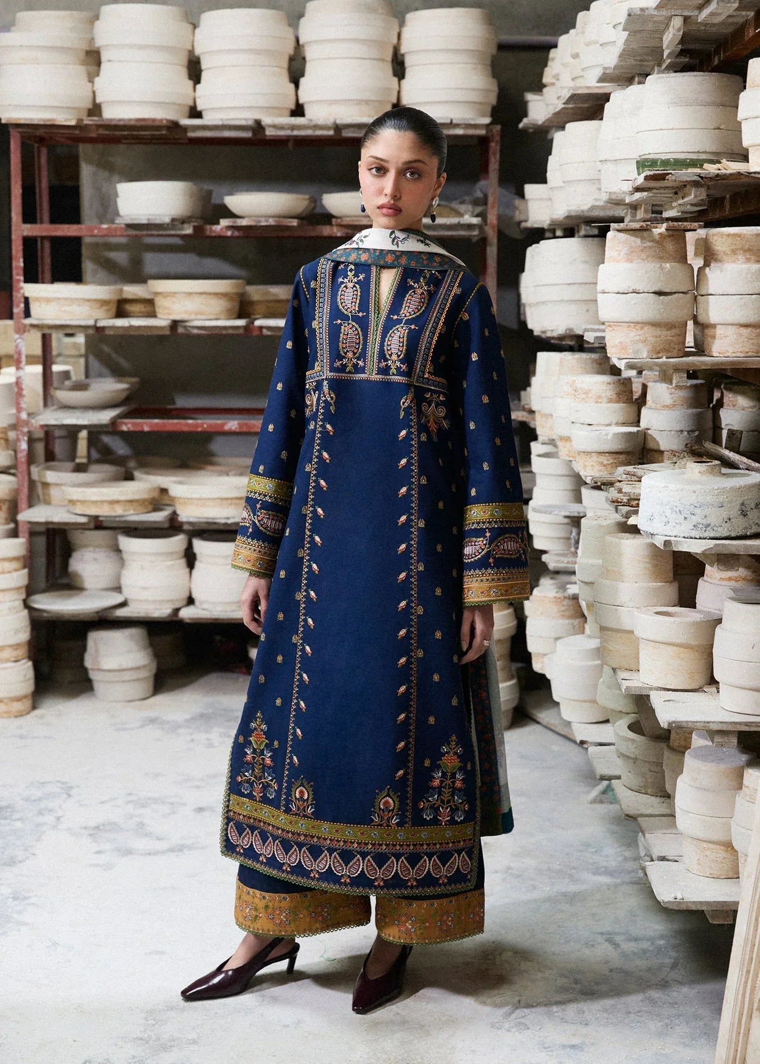 Hussain Rehar | Khaddar Pret 25 | AFSANAH - Aqsa Fabrics