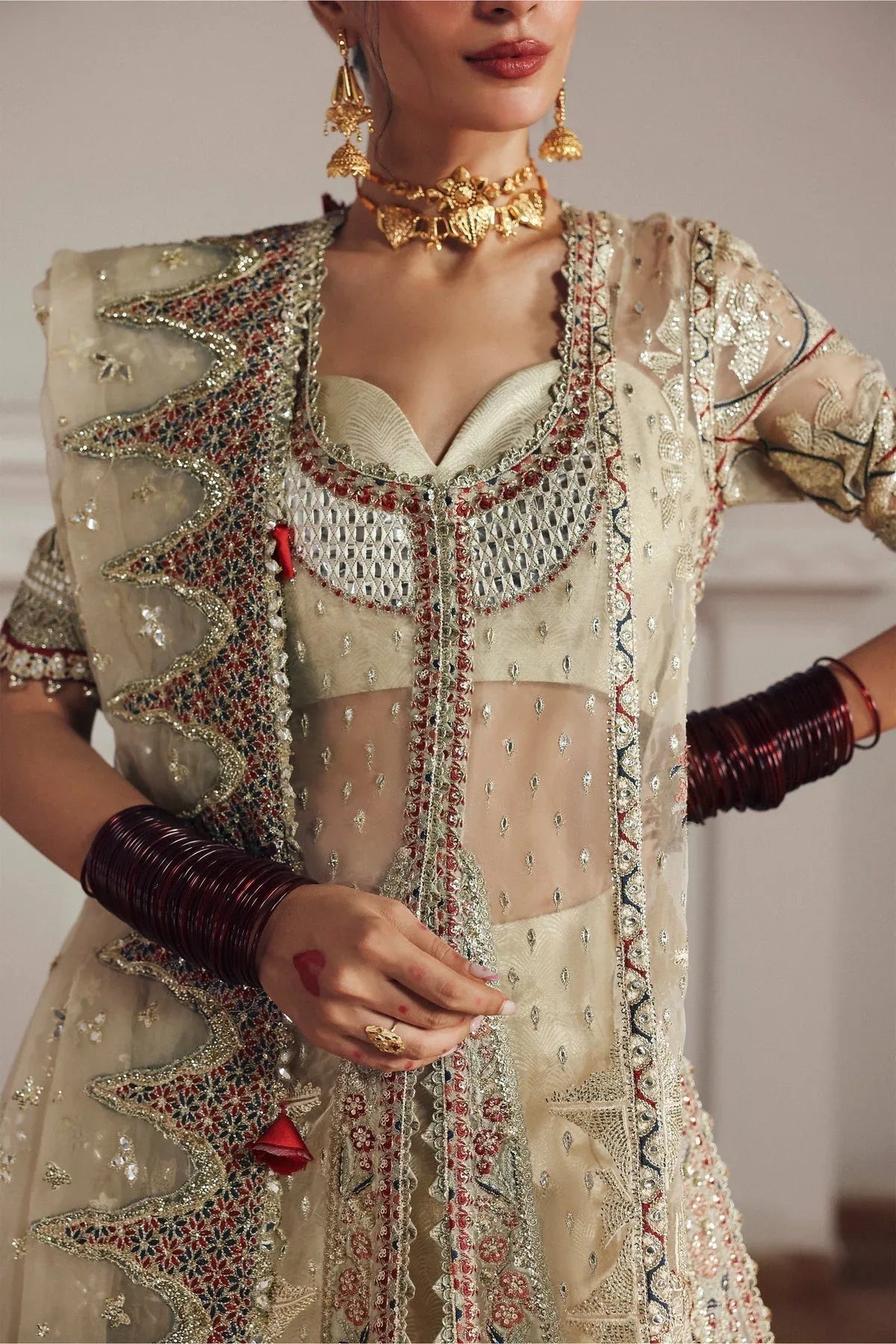 Afrozeh | Shehnai Wedding Formals 25 | Shahnaz - Aqsa Fabrics