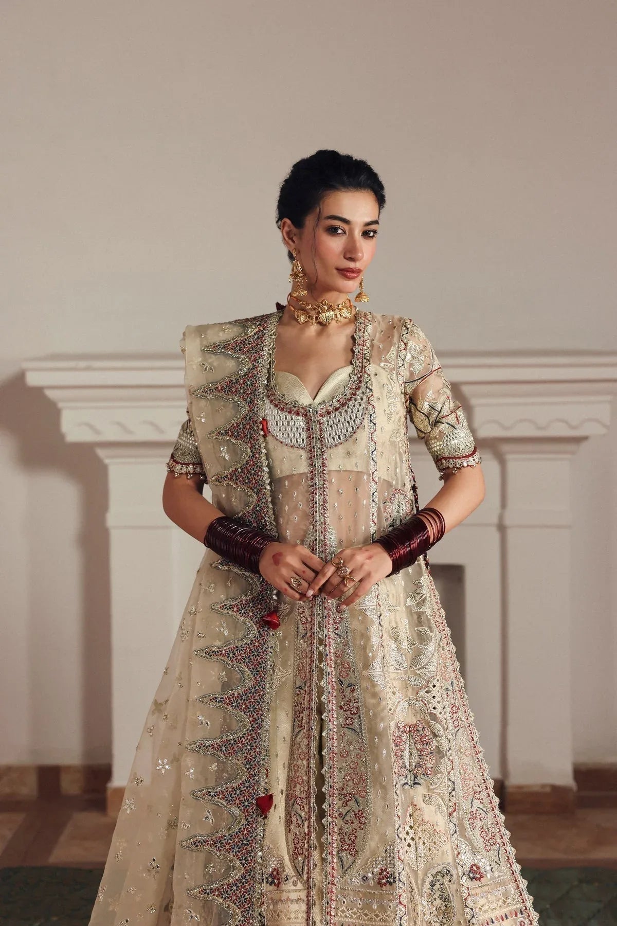 Afrozeh | Shehnai Wedding Formals 25 | Shahnaz - Aqsa Fabrics