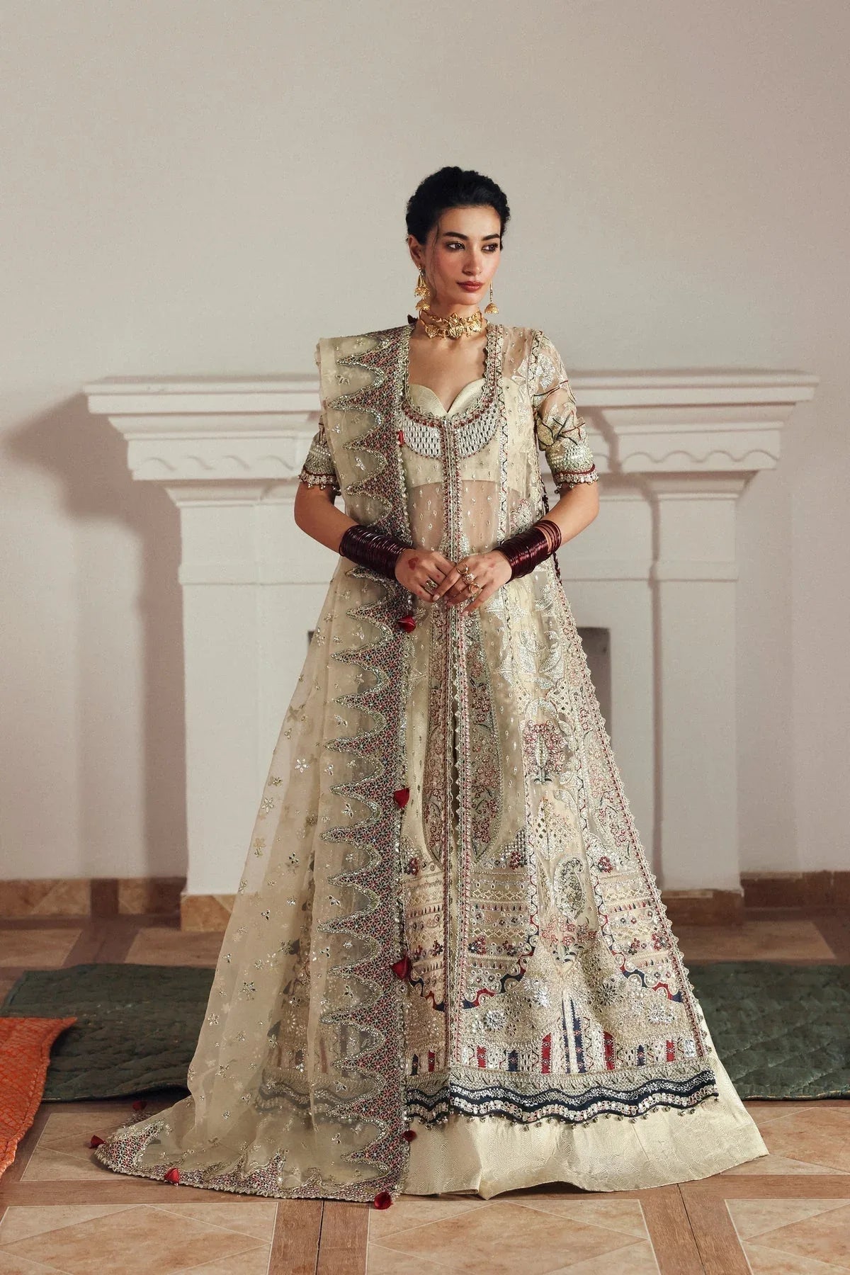 Afrozeh | Shehnai Wedding Formals 25 | Shahnaz - Aqsa Fabrics