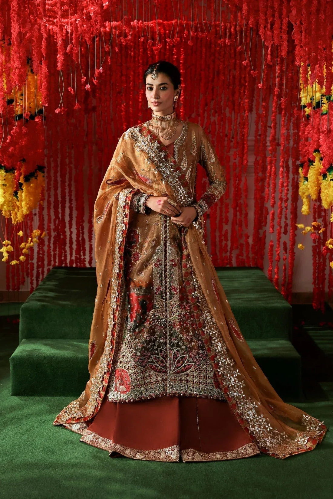 Afrozeh | Shehnai Wedding Formals 25 | Poshna - Aqsa Fabrics