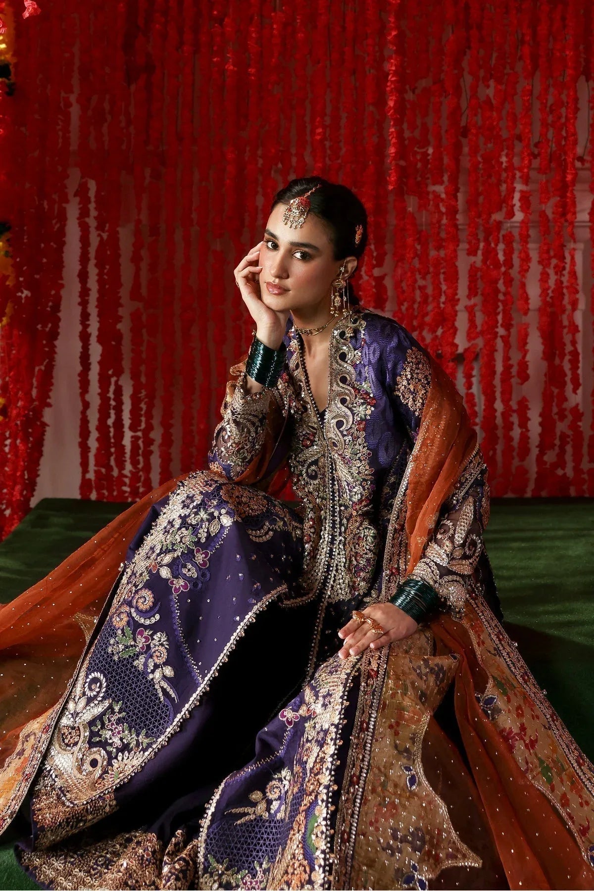 Afrozeh | Shehnai Wedding Formals 25 | Gulnaar - Aqsa Fabrics