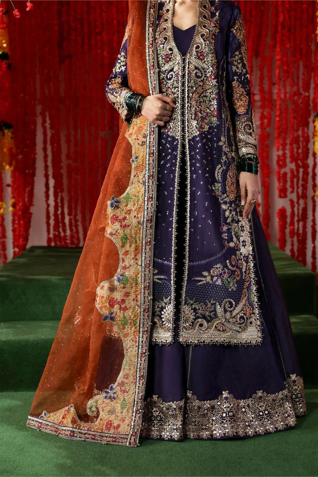 Afrozeh | Shehnai Wedding Formals 25 | Gulnaar - Aqsa Fabrics