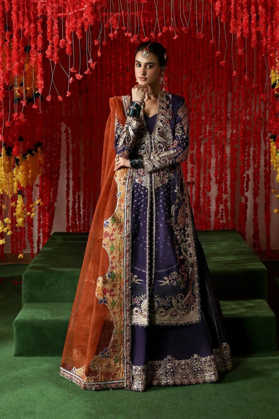 Afrozeh | Shehnai Wedding Formals 25 | Gulnaar - Aqsa Fabrics