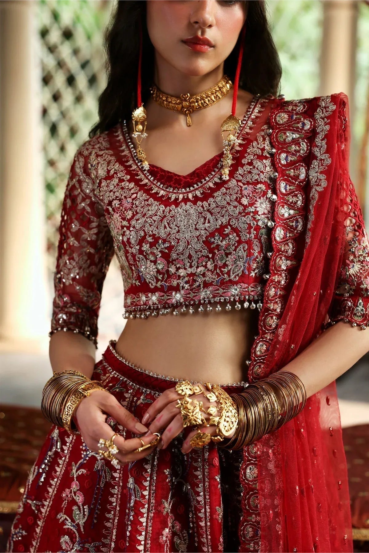 Afrozeh | Shehnai Wedding Formals 25 | Sheen - Aqsa Fabrics