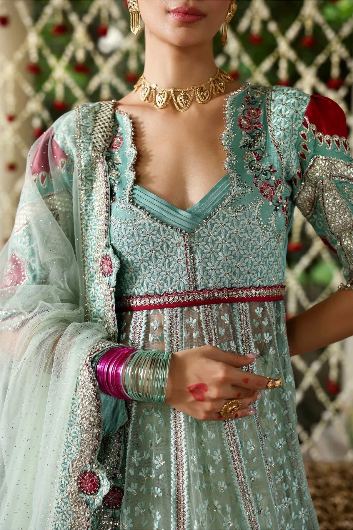 Afrozeh | Shehnai Wedding Formals 25 | Zanzar - Aqsa Fabrics