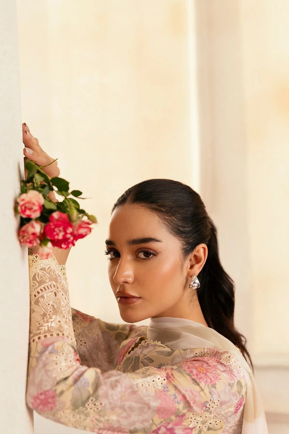 Afrozeh | Day Break | Glow Streaked - Aqsa Fabrics