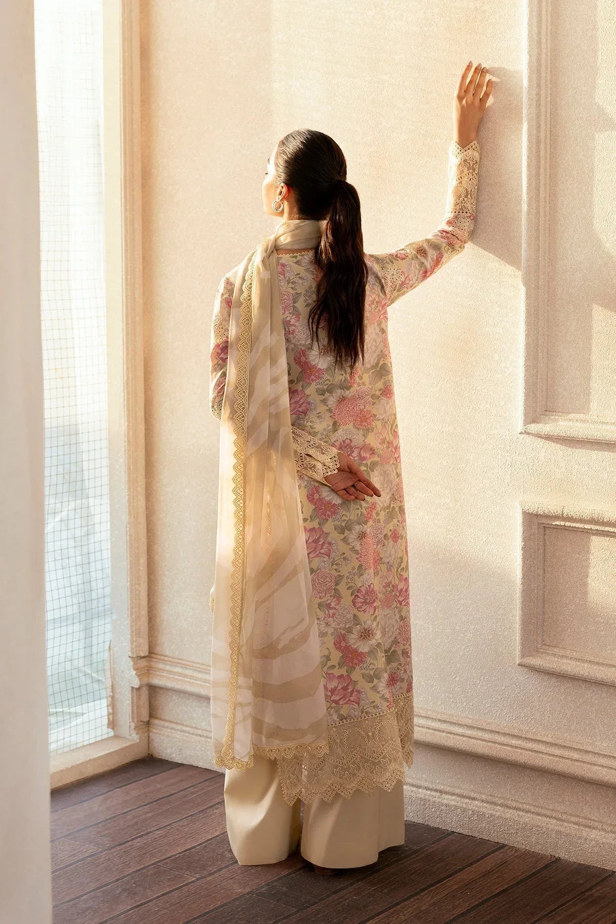 Afrozeh | Day Break | Glow Streaked - Aqsa Fabrics