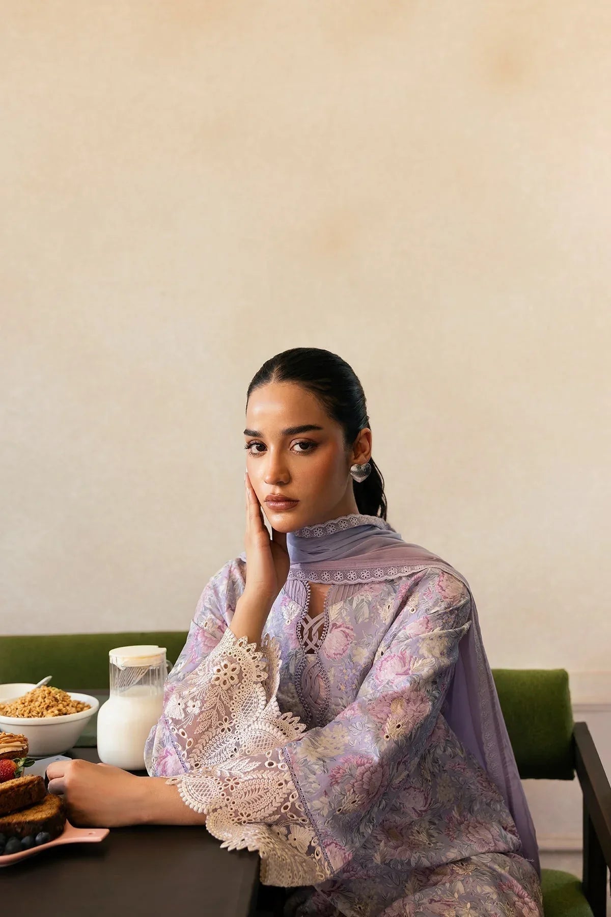 Afrozeh | Day Break | Dust Lit - Aqsa Fabrics