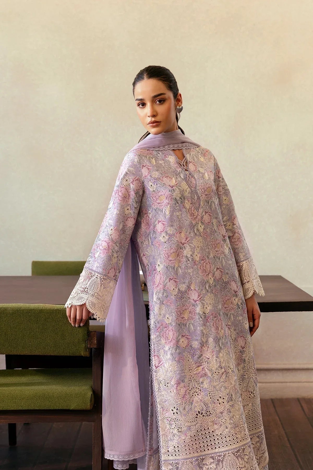Afrozeh | Day Break | Dust Lit - Aqsa Fabrics