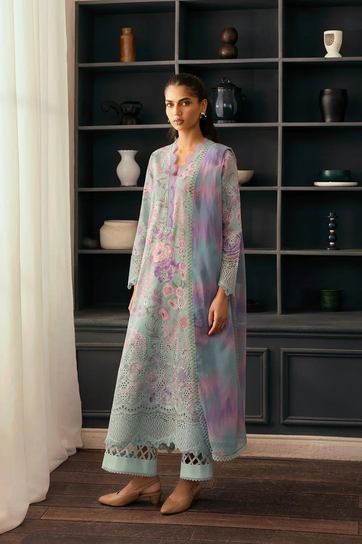 Afrozeh | Day Break | Light Drenched - Aqsa Fabrics