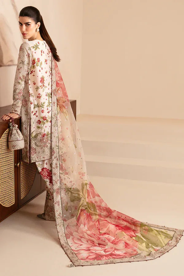 Jazmin | Formals Collection | Raw Silk UR-7034 - Aqsa Fabrics